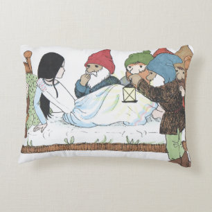 Kissen Beautiful Vintag Snow White Image Antique