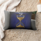 Kissen "Brew Time" – Design Sanduhr und Kaffee, El (Decke)