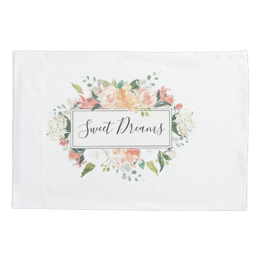 Kissen Case Floral Kissenbezug (Rückseite)