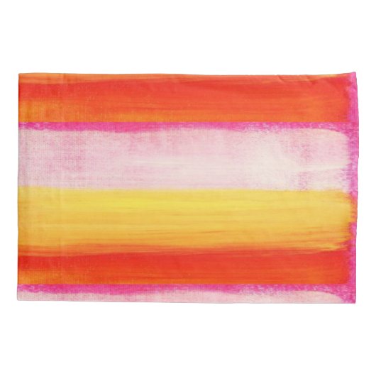 Kissen Case Red Yellow Kissenbezug (Rückseite)