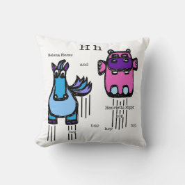 Kissen "ch" (Hühnerkatze/Pferdehippo)