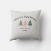 Kissen - Erste Weihnachten = Text und Bild anpasse (Rückseite)