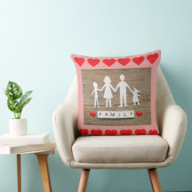 Kissen Familien