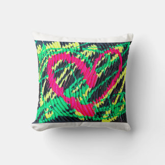 Kissen Fashion Abstrakt Heart Neon Painting