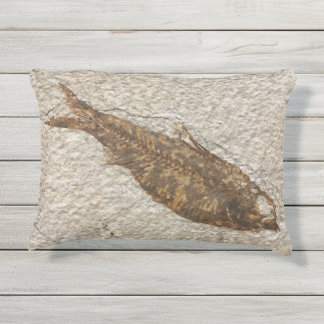 Kissen-Fisch-Fossil im Freien Kissen Für Draußen