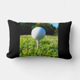 Kissen für Golfspieler Golf und Tee Art