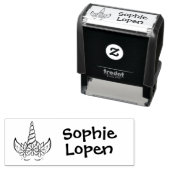 Kissen für kundenspezifische Kleidung Permastempel (Beispiel)