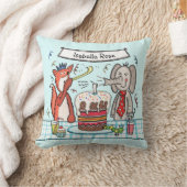 Kissen für Niedliche Party von personalisierten Ki (Decke)