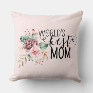 Kissen-Geschenk 'Beste Mutter der Welt' zum Mutter Kissen