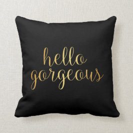 Kissen - Goldhallo herrliches Schwarzes