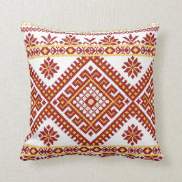 Kissen-großer ukrainischer Querstich-Druck Kissen