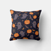 Kissen (Halloween-Schnittkürbis) (Rückseite)