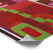 Kissen Haus 18 x 24 Plakat (Ecke)