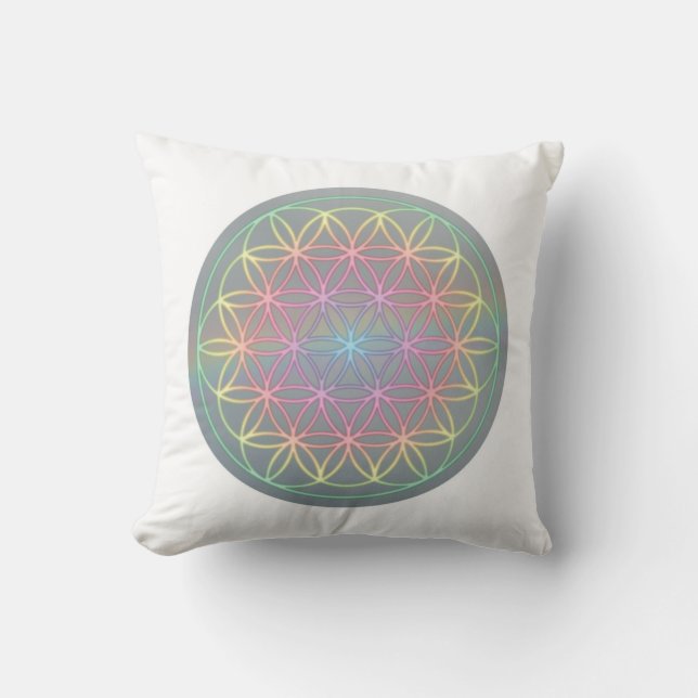 Kissen ~ Healing~Energy "Flower Of Life" (Vorderseite)