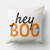 Kissen - hey BOO Ghost / Fledermäuse (Vorderseite)