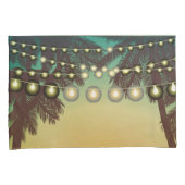 Kissen Hüllen Strand Sonnenuntergang Palmen String Kissenbezug (Vorderseite-Rechts)