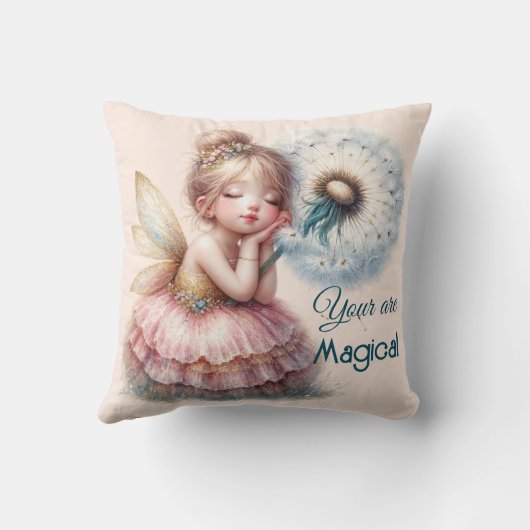 Kissen im Core-Stil in Paste Pink & Blue (Rückseite)