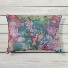 Kissen im Freien/Kolourburstinken/Pinks-Grüntöne Für Draußen