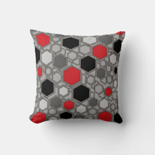 Kissen im modernen geometrisch abstrakten Stil