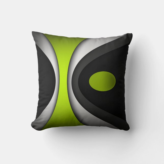 Kissen in der modernen abstrakten Art (Vorderseite)