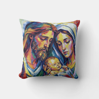 Kissen Jesus Maria und Josef 