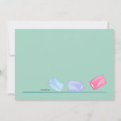 Kissen-Kampf-Einladung Einladung (Rückseite)