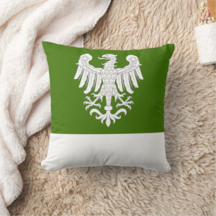Kissen mit Abzeichen der Bevölkerung von Adlersruh