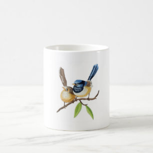 Kissen mit aufgedruckten Stickereieffekten in Voge Kaffeetasse