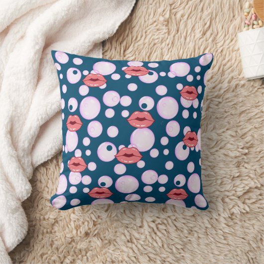 Kissen mit Blasen (Decke)