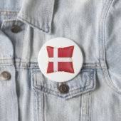 Kissen mit der Flagge Dänemarks Button (Beispiel)