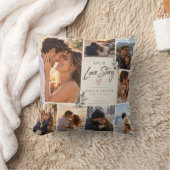 Kissen mit Fotocollage unserer Liebesgeschichte (Decke)