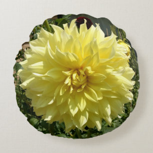 Kissen mit gelben Dahlien
