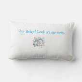 Kissen mit geometrischer Art (Rückseite)