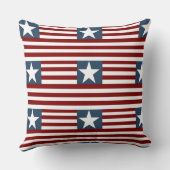 Kissen mit Gewinde - Stars und Streifen (Rückseite)