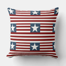 Kissen mit Gewinde - Stars und Streifen