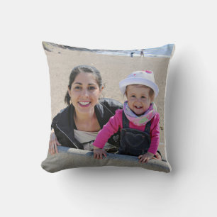 Kissen mit individuellem Foto für Mama