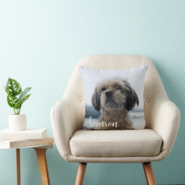 Kissen mit individuellem Hundebild