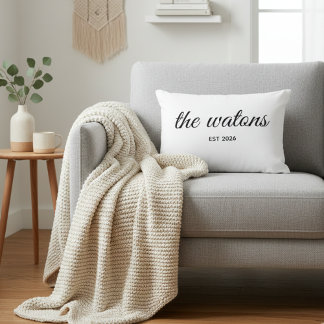 “Kissen mit individuellem Namen – Personalisiertes Dekokissen