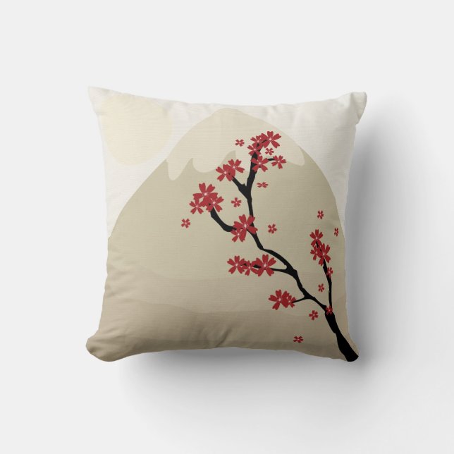 Kissen mit japanischer Kunst (Vorderseite)