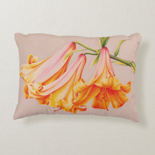 Kissen mit künstlerischer Darstellung von orangen 