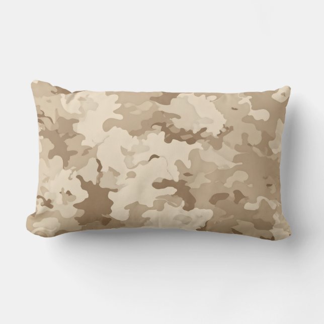 Kissen mit militärischem Tarnmuster (Vorderseite)