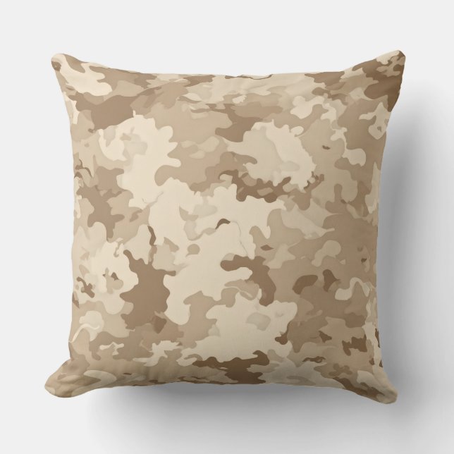 Kissen mit militärischem Tarnmuster (Vorderseite)