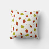 Kissen mit modernem Muster werfen. (Vorderseite)