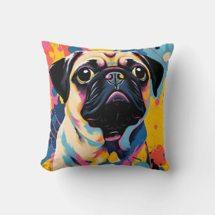 Kissen mit Mops