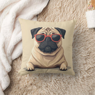 Kissen mit Mops