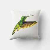 Kissen mit Schlicht-bäuerlich-Smaragdschweinchen (Rückseite)