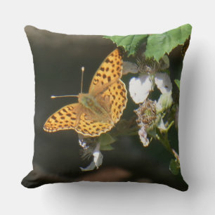 Kissen mit Schmetterling Queen of Spain Fritillary