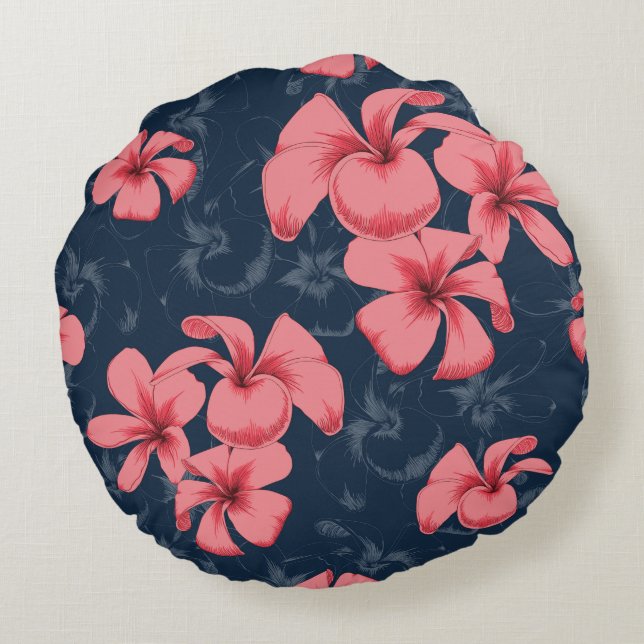 Kissen mit schönen Blume (Rückseite)