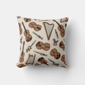 Kissen mit String-Instrumentenmuster