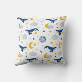 Kissen mit Walen (Rückseite)